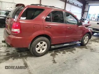 2005 Kia Sorento LX with VIN KNDJD733255391380, listed as a Copart auction lot 44764535 with 129,652 mi miles and Salvage Title. Bid and sale history available at carsss.com. Image 3.