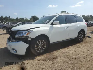 2015 Nissan Pathfinder SL с VIN 5N1AR2MMXFC673190, выставлен на аукционе Copart как лот 60495415 с пробегом 101 072 миль миль и Списание • Salvage title. История ставок и продаж доступна на DreamBid. Изображение 1.