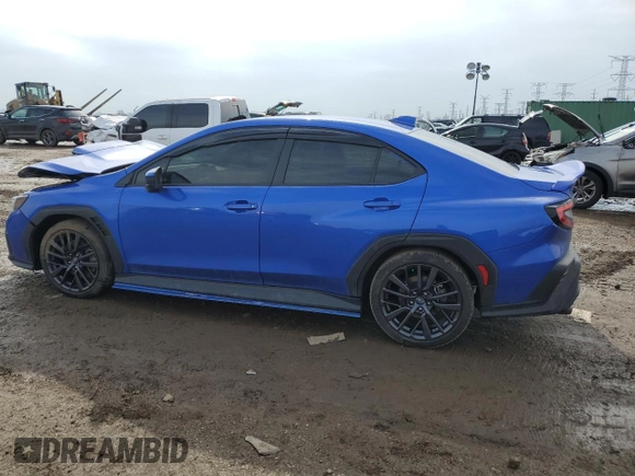 2023 Subaru WRX Premium with VIN JF1VBAF60P9814999, listed as a Copart auction lot 46886105 with 22,414 mi miles and Salvage title. Bid and sale history available at DreamBid. Image 2.