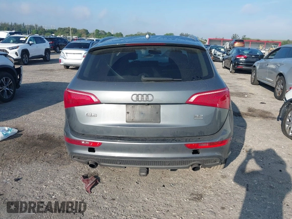 2012 Audi Q5 3.2L Premium Plus with VIN WA1DKAFP2CA038361, listed as a IAAI auction lot 41758998 with 197,505 mi miles. Bid and sale history available at carsss.com. Image 17.