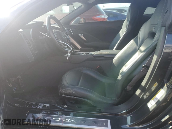 2017 Chevrolet Corvette Z06 3LZ with VIN 1G1YU2D64H5605132, listed as a Copart auction lot 86913304 with 57,490 mi miles and Salvage Title. Bid and sale history available at carsss.com. Image 7.