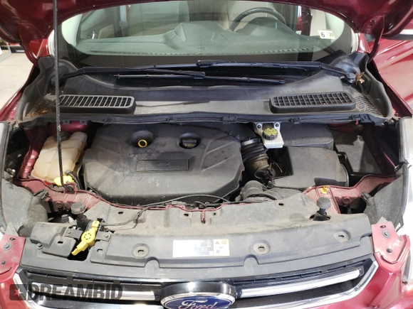 2016 Ford Escape Titanium with VIN 1FMCU9J92GUB31948, listed as a Copart auction lot 44810705 with 179,350 mi miles and Salvage Title. Bid and sale history available at DreamBid. Image 12.