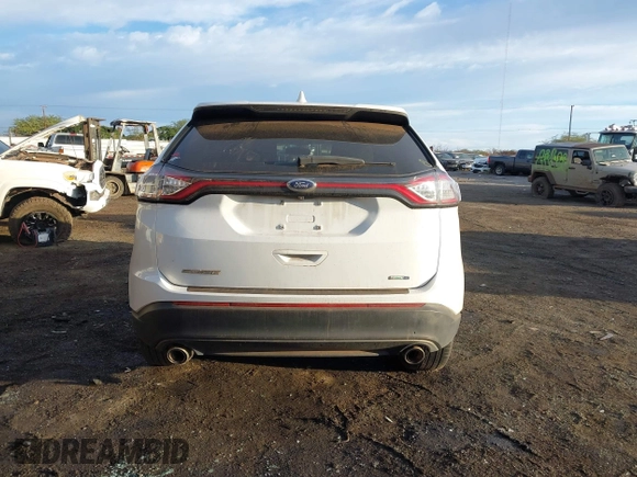 2017 Ford Edge SE with VIN 2FMPK4G97HBC31892, listed as a IAAI auction lot 41291374 with 37,949 mi miles. Bid and sale history available at carsss.com. Image 16.