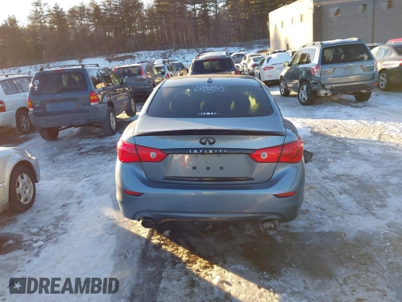 2017 Infiniti Q50 3.0t Premium with VIN JN1EV7AR0HM838534, listed as a IAAI auction lot 41625322 with 130,090 mi miles. Bid and sale history available at carsss.com. Image 15.