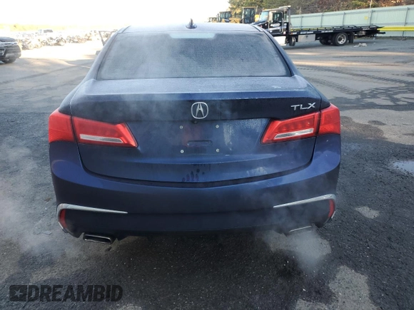 2020 Acura TLX w/Technology Pkg with VIN 19UUB2F4XLA004493, listed as a Copart auction lot 87102564 with 34,037 mi miles and Salvage Title. Bid and sale history available at carsss.com. Image 6.