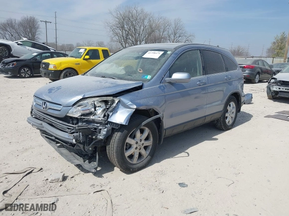 2009 Honda CR-V EX-L with VIN JHLRE48729C009573, listed as a IAAI auction lot 41798471 with 86,215 mi miles. Bid and sale history available at carsss.com. Image 2.