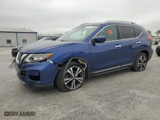 2017 Nissan Rogue SL with VIN 5N1AT2MV6HC749842, listed as a Copart auction lot 54617175 with 130,226 mi miles and Clean Title. Bid and sale history available at carsss.com. Image 1.