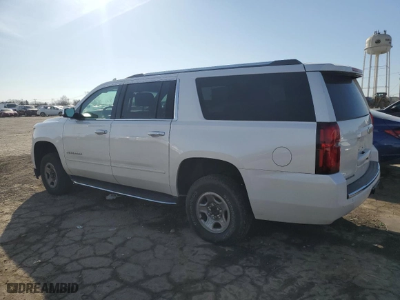 2017 Chevrolet Suburban Premier with VIN 1GNSKJKCXHR322398, listed as a Copart auction lot 47980085 with 134,215 mi miles and Clean Title. Bid and sale history available at carsss.com. Image 2.