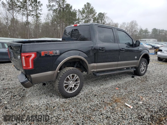 2018 Ford F-150 XL with VIN 1FTEW1EG0JFE35423, listed as a Copart auction lot 48533525 with 96,045 mi miles and Salvage Title. Bid and sale history available at carsss.com. Image 3.