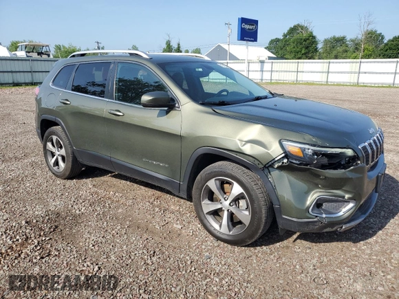 2020 Jeep Cherokee Limited with VIN 1C4PJMDX1LD589101, listed as a Copart auction lot 61847385 with 48,126 mi miles and Salvage title. Bid and sale history available at DreamBid. Image 4.