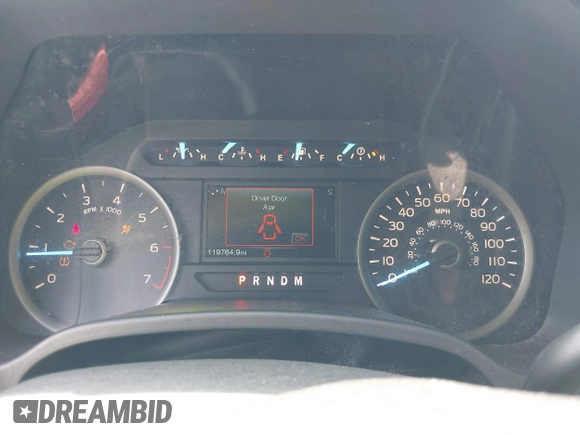2018 Ford F-150 XL with VIN 1FTEW1EP0JFC32841, listed as a IAAI auction lot 42105784 with 119,764 mi miles. Bid and sale history available at carsss.com. Image 7.
