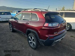 2019 Jeep Cherokee Limited with VIN 1C4PJMDN7KD219929, listed as a Copart auction lot 61697895 with 127,006 mi miles and Clean title. Bid and sale history available at DreamBid. Image 3.