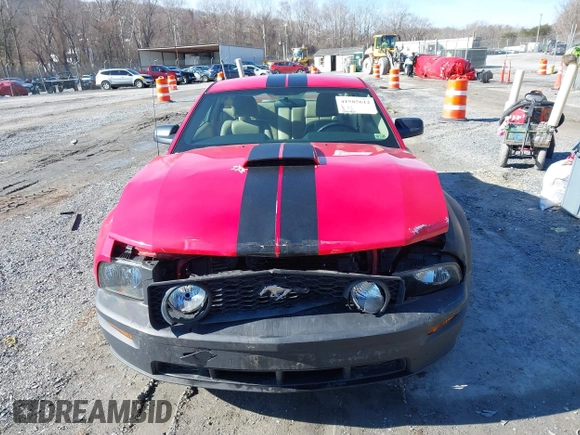 2007 Ford Mustang GT Deluxe with VIN 1ZVFT82H175367454, listed as a IAAI auction lot 41585612 with 210,182 mi miles. Bid and sale history available at carsss.com. Image 12.