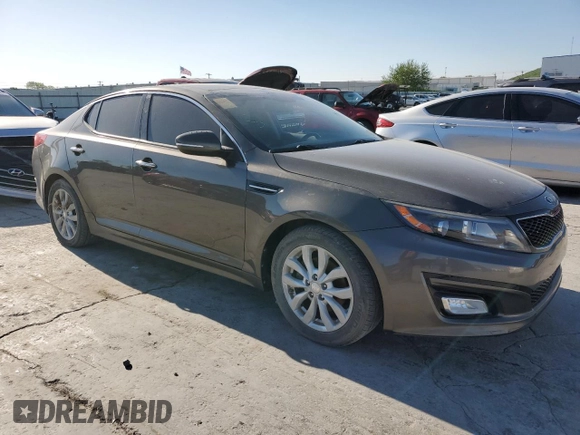 2015 Kia Optima EX with VIN 5XXGN4A72FG404167, listed as a Copart auction lot 53261445 with 156,517 mi miles and Salvage Title. Bid and sale history available at carsss.com. Image 4.