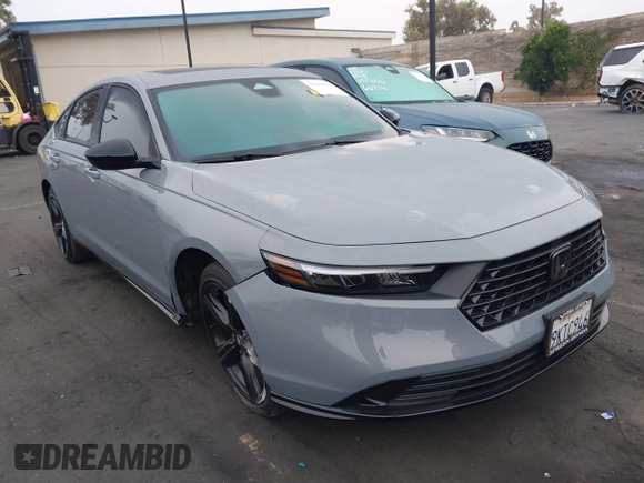 2024 Honda Accord Sport-L with VIN 1HGCY2F79RA031116, listed as a IAAI auction lot 42444006 with 20,415 mi miles and . Bid and sale history available at DreamBid. Image 1.