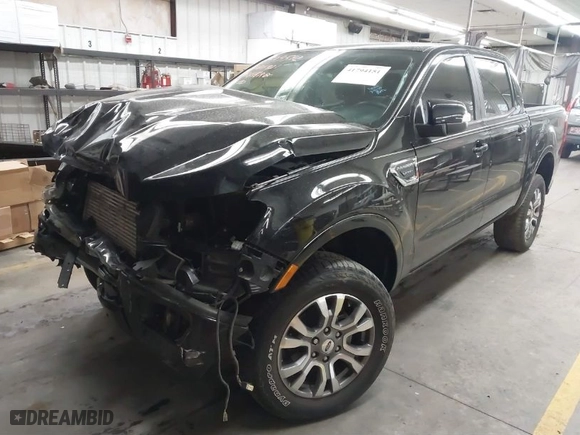 2019 Ford Ranger XL with VIN 1FTER4FHXKLB08921, listed as a IAAI auction lot 41794151 with 38,934 mi miles. Bid and sale history available at carsss.com. Image 2.