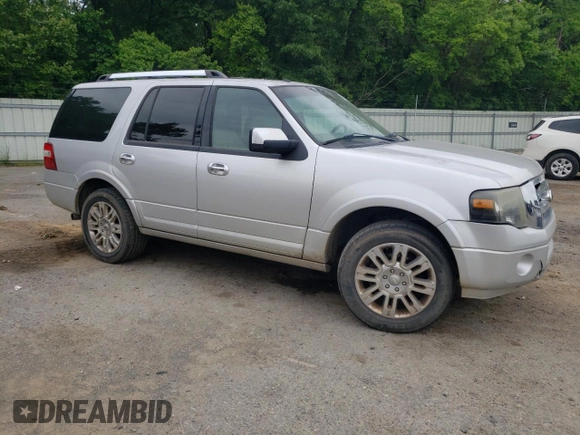 2011 Ford Expedition Limited with VIN 1FMJU1K51BEF12844, listed as a Copart auction lot 54833675 with 245,355 mi miles and Salvage title. Bid and sale history available at DreamBid. Image 4.