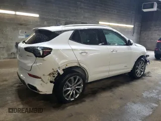 2024 Buick Encore GX Avenir with VIN KL4AMGSL5RB005019, listed as a Copart auction lot 58212105 with 9,430 mi miles and Salvage title. Bid and sale history available at DreamBid. Image 3.