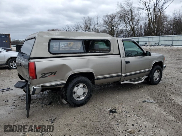 1998 Chevrolet Silverado 1500 with VIN 1GCEK14R6WE171264, listed as a Copart auction lot 53724175 with 152,830 mi miles and Non Repairable. Bid and sale history available at DreamBid. Image 3.
