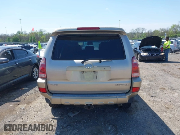 2004 Toyota 4Runner SR5 with VIN JTEBU14R640037597, listed as a IAAI auction lot 41989478 with 281,611 mi miles and . Bid and sale history available at DreamBid. Image 16.