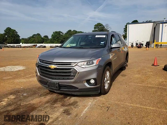 2018 Chevrolet Traverse LT Cloth with VIN 1GNERGKW3JJ247716, listed as a Copart auction lot 63163345 with 90,722 mi miles and Salvage title. Bid and sale history available at DreamBid. Image 14.