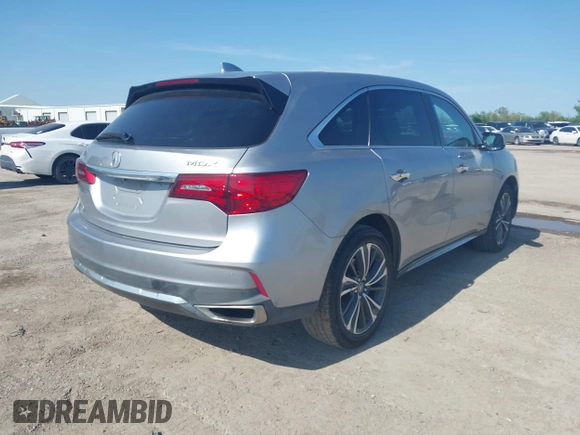 2020 Acura MDX Technology with VIN 5J8YD3H59LL005131, listed as a IAAI auction lot 41916686 with 80,126 mi miles and . Bid and sale history available at DreamBid. Image 4.