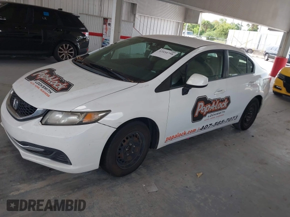 2013 Honda Civic LX with VIN 19XFB2F53DE069765, listed as a IAAI auction lot 42454798 with 198,773 mi miles and . Bid and sale history available at DreamBid. Image 19.