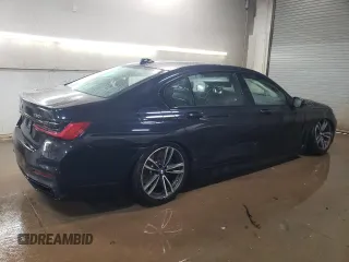 2021 BMW 7 Series 750i xDrive with VIN WBA7U2C08MCF39996, listed as a Copart auction lot 51114675 with 43,625 mi miles and Salvage Title. Bid and sale history available at carsss.com. Image 3.