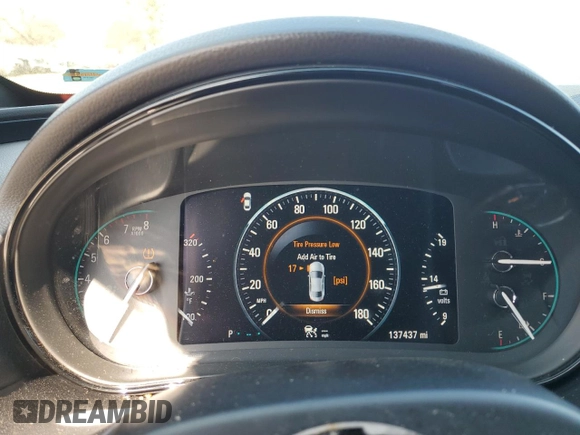 2015 Buick Regal GS with VIN 2G4GT5GX8F9120161, listed as a Copart auction lot 44225515 with 137,437 mi miles and Salvage Title. Bid and sale history available at DreamBid. Image 9.