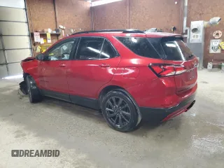 2024 Chevrolet Equinox RS с VIN 3GNAXWEG5RS105364, выставлен на аукционе Copart как лот 60456595 с пробегом 31 440 миль миль и Списание • Salvage title. История ставок и продаж доступна на DreamBid. Изображение 2.
