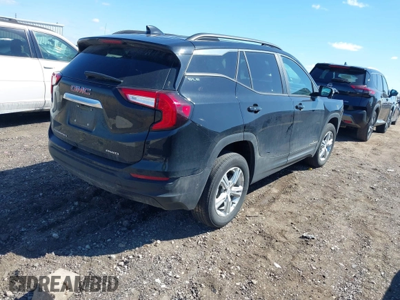 2022 GMC Terrain SLE with VIN 3GKALTEV4NL104801, listed as a IAAI auction lot 41878014 with 42,363 mi miles and . Bid and sale history available at DreamBid. Image 4.