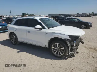 2022 Audi Q5 S line Premium with VIN WA1GAAFY3N2047799, listed as a Copart auction lot 52827315 with 22,846 mi miles and Salvage title. Bid and sale history available at DreamBid. Image 4.