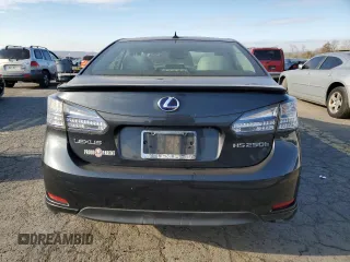 2010 Lexus HS 250h with VIN JTHBB1BA0A2000986, listed as a Copart auction lot 83445014 with Not Provided miles and Clean Title. Bid and sale history available at carsss.com. Image 6.