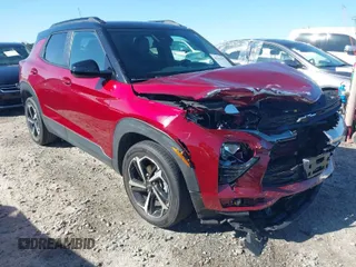 2022 Chevrolet TrailBlazer RS with VIN KL79MTSL4NB070095, listed as a IAAI auction lot 41769271 with 60,737 mi miles. Bid and sale history available at carsss.com. Image 1.