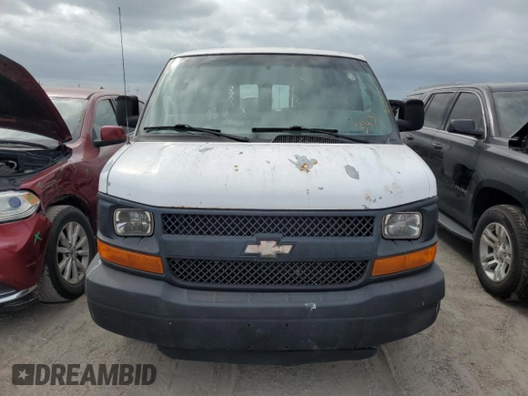 2003 Chevrolet Express Cargo with VIN 1GCGG25V931223419, listed as a Copart auction lot 76194064 with Not Provided miles and Salvage Title. Bid and sale history available at DreamBid. Image 5.
