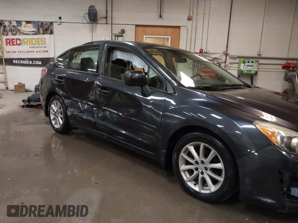 2014 Subaru Impreza Premium with VIN JF1GJAC63EH018119, listed as a IAAI auction lot 42387914 with 163,654 mi miles and . Bid and sale history available at DreamBid. Image 6.