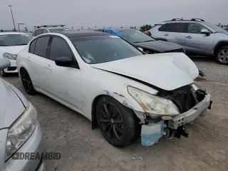 2012 Infiniti G25 Journey with VIN JN1DV6APXCM812567, listed as a Copart auction lot 57446134 with 122,316 mi miles and Salvage Title. Bid and sale history available at carsss.com. Image 4.