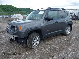 2018 Jeep Renegade Latitude with VIN ZACCJBBB7JPH75637, listed as a IAAI auction lot 42321879 with 106,747 mi miles and . Bid and sale history available at DreamBid. Image 2.