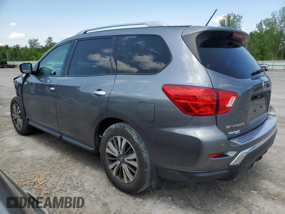 2017 Nissan Pathfinder SV z VIN 5N1DR2MM0HC638237, wystawiony jako Copart lot #59898825 z przebiegiem 96 551 mil mil oraz Szkoda całkowita • Salvage title. Historia ofert i sprzedaży dostępna na DreamBid. Obrazek 2.