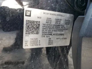 2018 GMC Acadia SLT with VIN 1GKKNMLA0JZ236851, listed as a Copart auction lot 73528254 with 134,247 mi miles and Salvage Title. Bid and sale history available at DreamBid. Image 13.