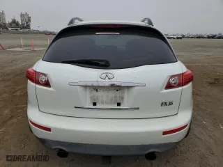 2004 Infiniti FX35 with VIN JNRAS08U64X107105, listed as a Copart auction lot 73532564 with 222,213 mi miles and Salvage Title. Bid and sale history available at carsss.com. Image 6.