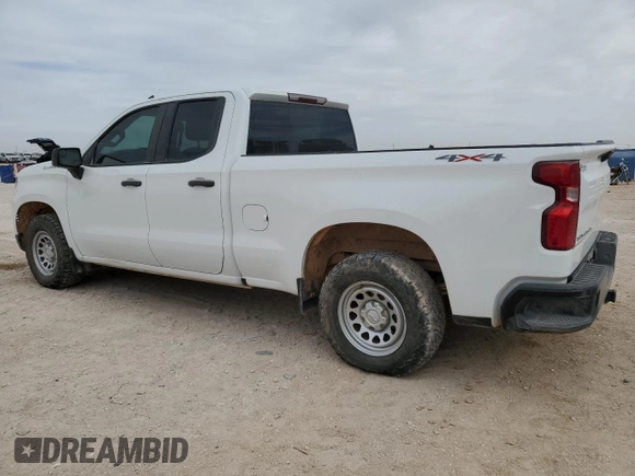 2022 Chevrolet Silverado 1500 Work Truck with VIN 1GCRDAED2NZ506249, listed as a Copart auction lot 45020215 with 92,812 mi miles and Clean Title. Bid and sale history available at DreamBid. Image 2.