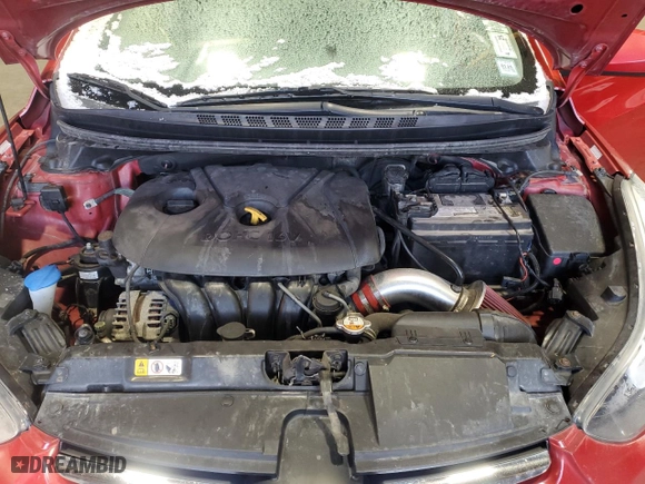 2016 Hyundai Elantra SE with VIN KMHDH4AE7GU606843, listed as a Copart auction lot 52169655 with 97,783 mi miles and Salvage Title. Bid and sale history available at carsss.com. Image 12.