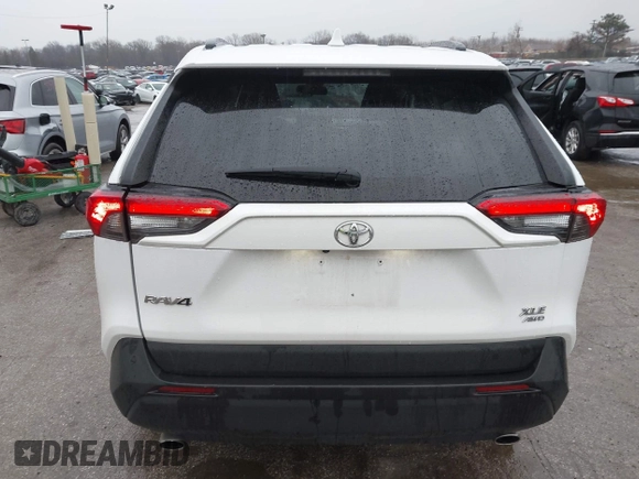 2020 Toyota RAV4 XLE with VIN 2T3P1RFV6LC069327, listed as a IAAI auction lot 41937689 with 52,723 mi miles. Bid and sale history available at carsss.com. Image 16.