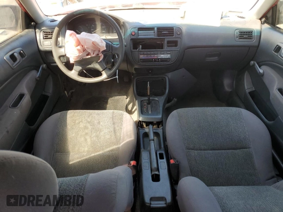 1998 Honda Civic CX with VIN 2HGEJ6420WH107167, listed as a Copart auction lot 46697095 with 64,087 mi miles and Salvage Title. Bid and sale history available at DreamBid. Image 8.