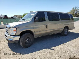2012 Ford Econoline Passenger XL with VIN 1FBSS3BS8CDB20584, listed as a Copart auction lot 49483935 with 176,388 mi miles and Salvage Title. Bid and sale history available at DreamBid. Image 1.
