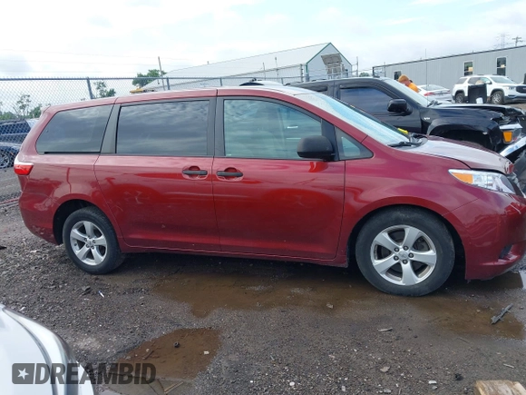 2016 Toyota Sienna L with VIN 5TDZK3DC7GS752874, listed as a IAAI auction lot 42509340 with 100,051 mi miles and . Bid and sale history available at DreamBid. Image 13.