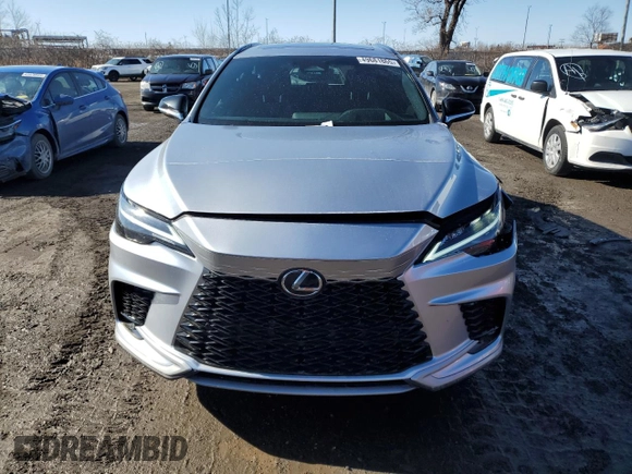2023 Lexus RX with VIN 2T2BAMCAXPC006997, listed as a Copart auction lot 49681865 with 35,627 mi miles and Salvage Title. Bid and sale history available at carsss.com. Image 5.