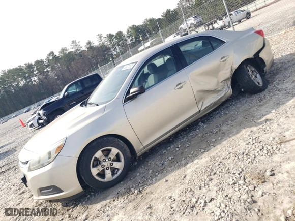 2015 Chevrolet Malibu LS with VIN 1G11A5SL0FF107182, listed as a Copart auction lot 46807065 with 157,365 mi miles and Salvage Title. Bid and sale history available at carsss.com. Image 1.