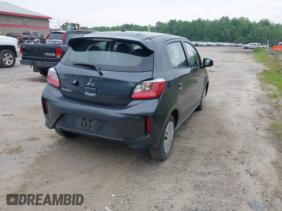 2024 Mitsubishi Mirage ES z VIN ML32AUHJ5RH018781, wystawiony jako IAAI lot #42442703 z przebiegiem 10 749 mil mil oraz . Historia ofert i sprzedaży dostępna na DreamBid. Obrazek 4.